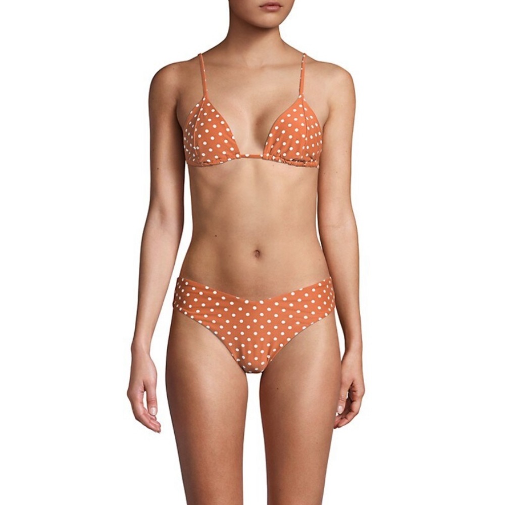WeWoreWhat Delilah Polka-Dot Bikini Bottom